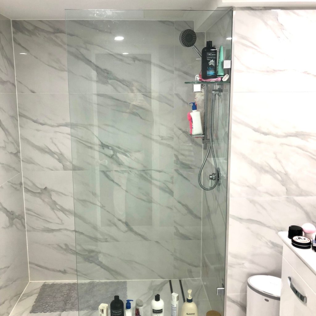 shower screen installation
